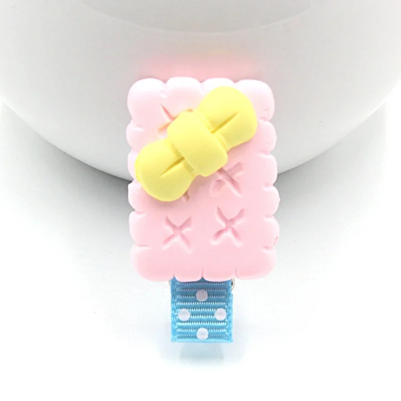 1 шт. креативные новые милые заколки для волос девочек детские из полимерной