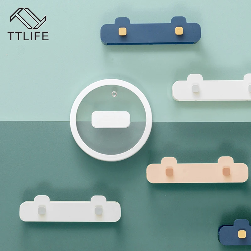 Полка для крышек кастрюль без отверстий подвесной стеллаж хранения держатель