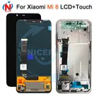 ЖК-дисплей с дигитайзером в сборе для Xiaomi Mi8 pro, сенсорный экран с рамкой для Xiaomi 8, ЖК-дисплей для xiaomi Mi 8, Mi8, se