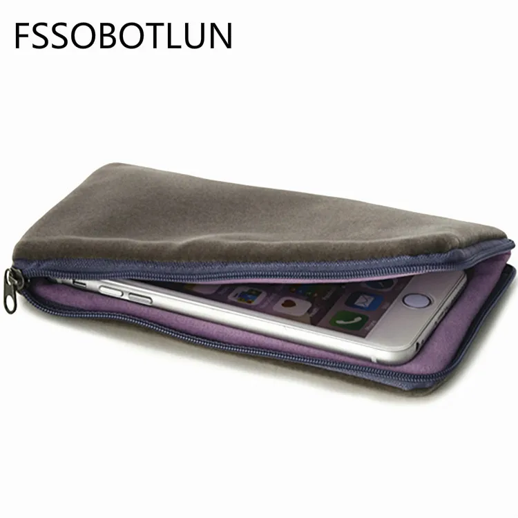 Чехол FSSOBOTLUN для iPhone 13pro max 12 Promax 11ProMAX XS MAX 8 7 6Plus фланелевый на молнии 6 дюйма |