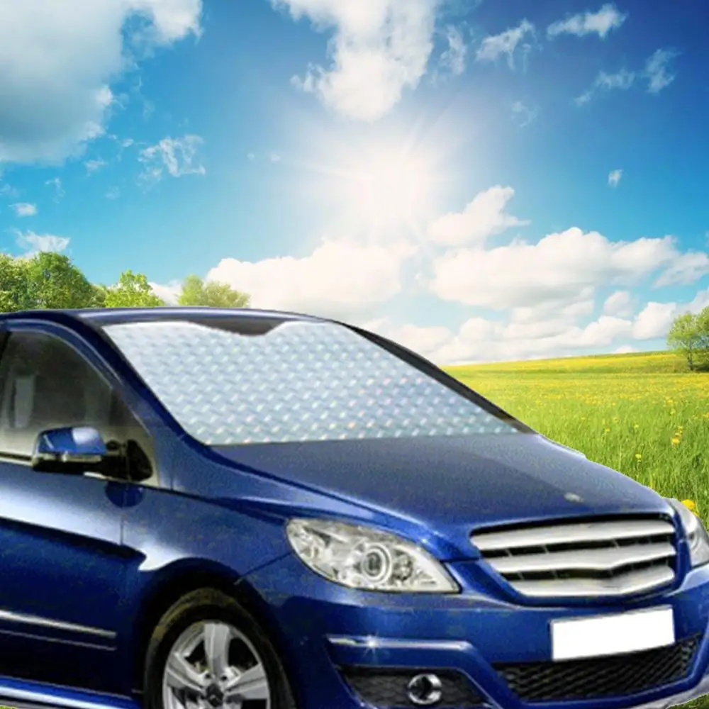 Защитная шторка на лобовое стекло автомобиля защита от УФ лучей|Козырьки для