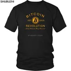 Рубашка для Биткоин-криптовалюты для биткоина-криптовалюта стандартная модная футболка унисекс sbz6105