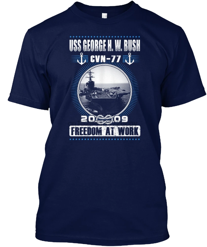 

Men T Shirt USS GEORGE H. W. BUSH CVN77(1) Women T-Shirt