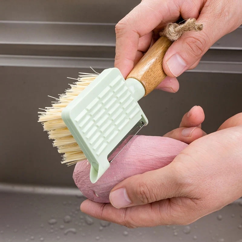 Овощечистка из чистой древесины в японском стиле бытовая многофункциональная