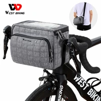 west biking bicycle front bag waterproof touch screen phone bag outdoor cycling travel shoulder bag mtb road bike accessories