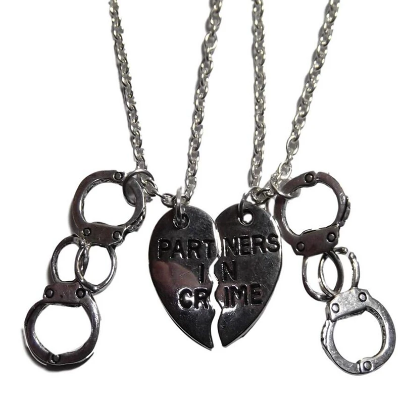 Женские винтажные ожерелья-наручники с изображением разбитых сердец ожерелья