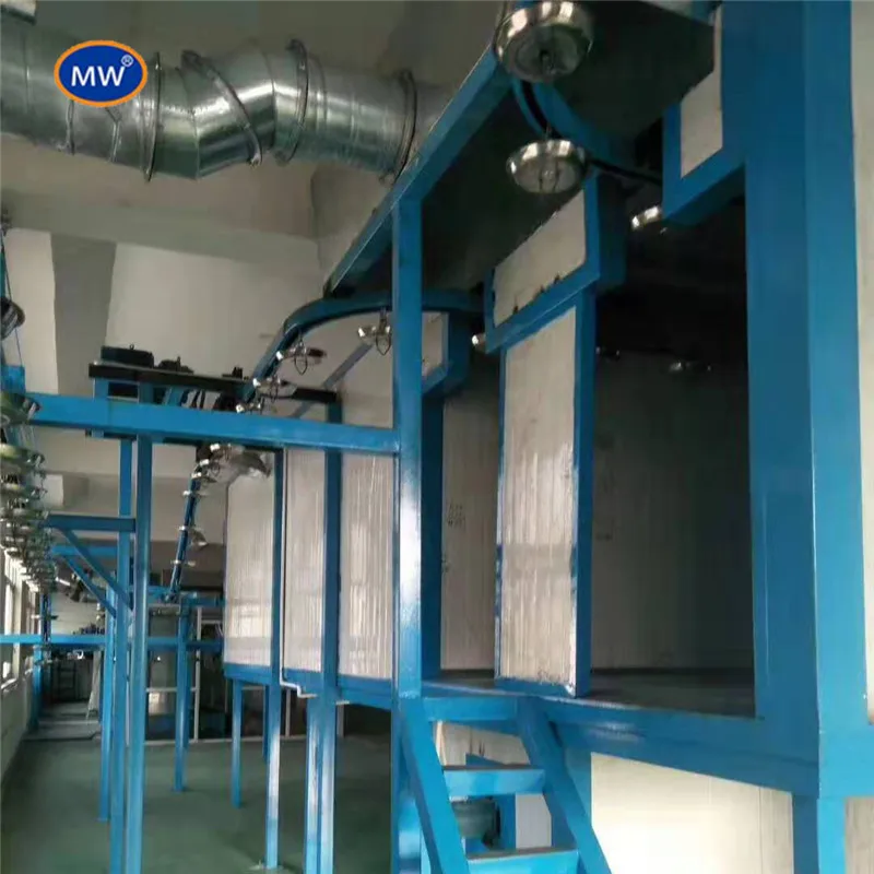 Закрытый гусеничный конвейер подвесной вешалка для порошкового покрытия линия