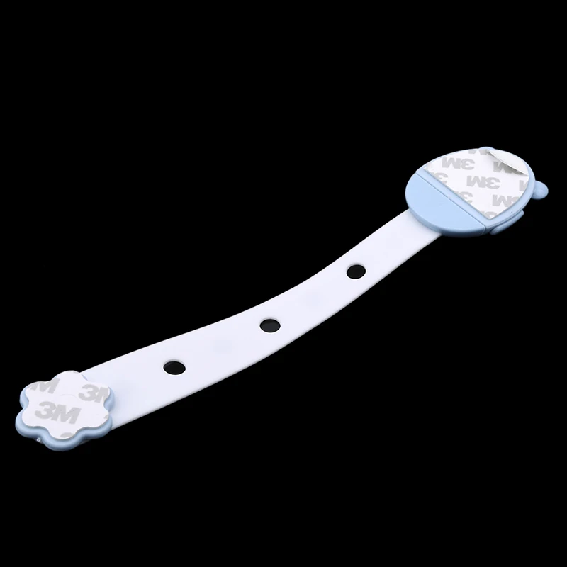

1 Piece Brand New Promotion Door Lock Cabinet Wardrobe Refrigerator Safety Safe ABS Belt Toilet Lock For Kid Child Baby