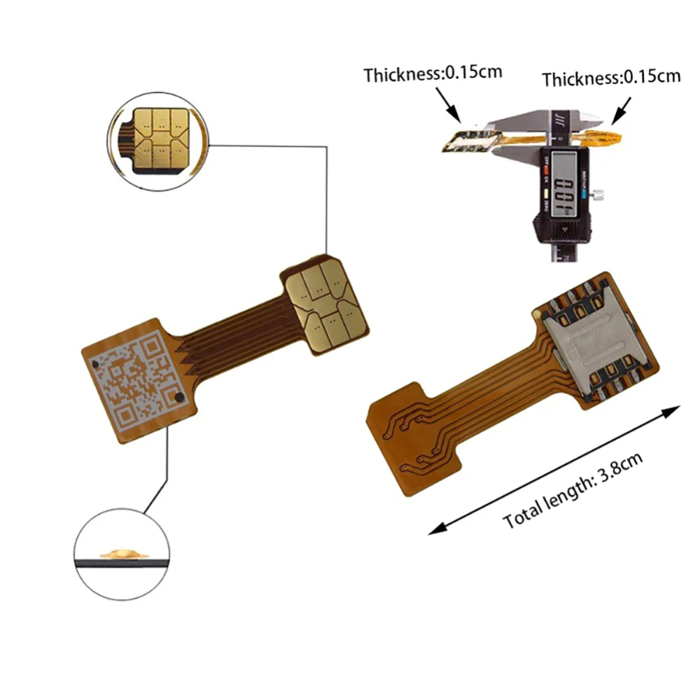 1 шт. адаптер для двух SIM карт Android TWO 2 Nano NANO SD преобразователь карты памяти XIAOMI REDMI