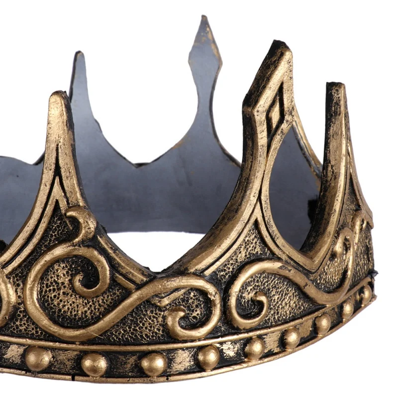 

Halloween Soft PU Foam Crown Costume Party Headdress Crown Cosplay Accessories Prop Theme Party Favors Retro Golden