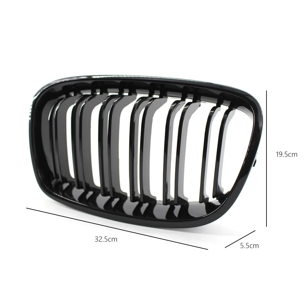 

Car Front Grille Racing Front Sport Grill Gloss Black Double Slat Kidney Grille For BMW F20/F21 2011-03/2015 51137262118