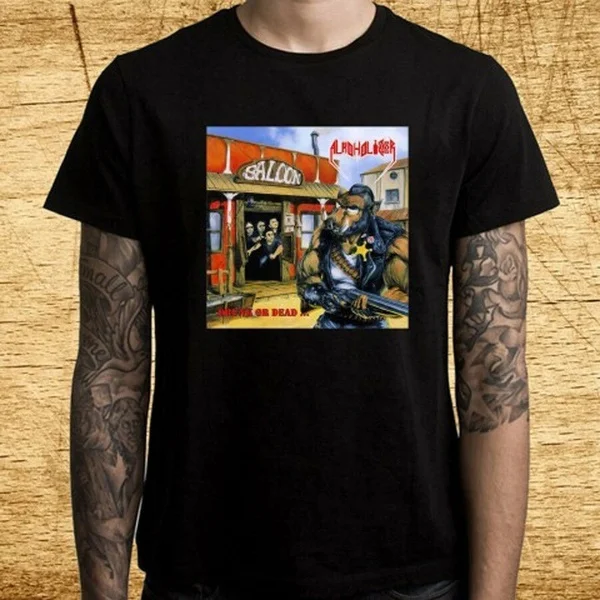 

Alkoholizer вечеринки или Dead Логотип Для мужчин, комплект из черной кофты с длинным рукавом и Размеры S M L XL 2XL 3XL 4XL