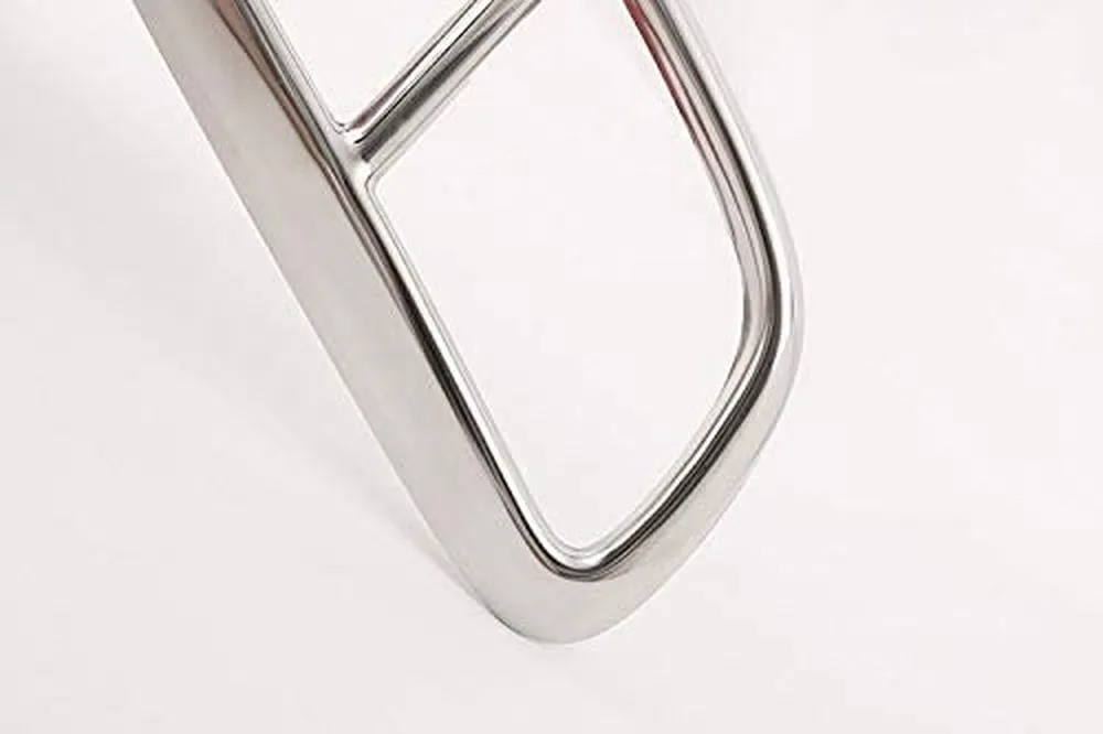 2шт труба из нержавеющей стали выхлопные выходы задняя рамка Накладка для Volvo XC90