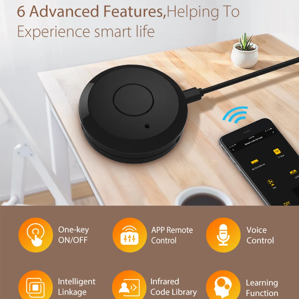 Умный ИК-пульт ДУ с Wi-Fi и поддержкой Alexa Google Home | Электроника