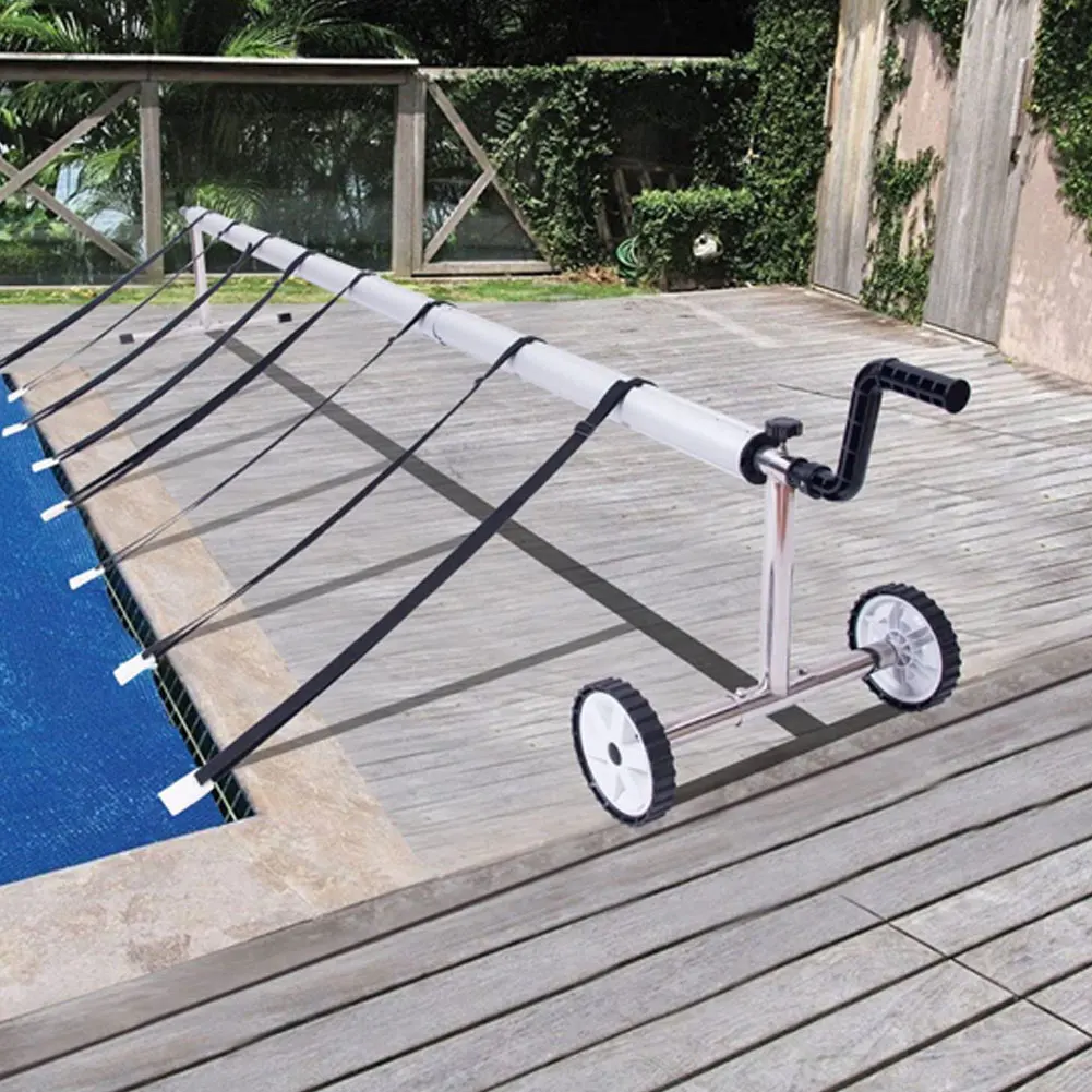 

8 Sets Pool Cover Roller Attachment Solar Blanket Straps Kit Universal Pool Strapping Kit For Pool Solar Cover Reel Accessory
