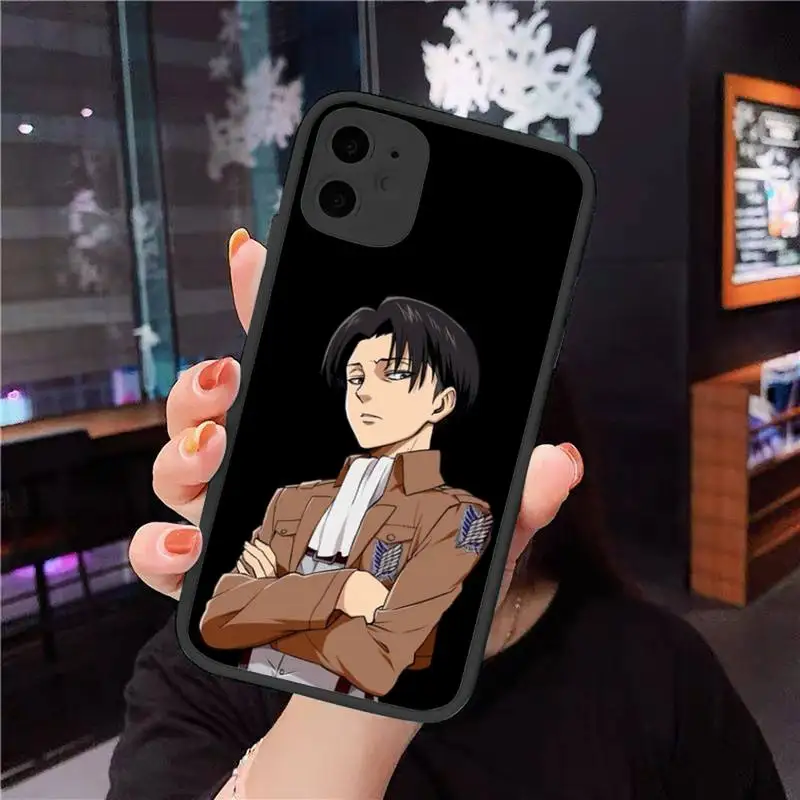 

Attack on Titan Phone Case For iphone 12 11 8 7 plus mini x xs xr pro max matte transparent cover