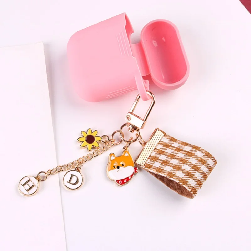 2020 Animal Cat Dog duck Keychain Key Chains Cartoon Ribbon Letter Ring Fashion Jewelry Gift For Women | Украшения и аксессуары