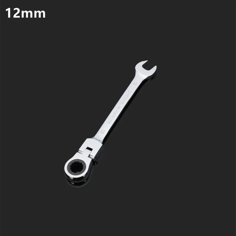 Ключ с храповым механизмом двойного назначения 12 мм вращающейся головкой 180 ° |