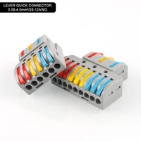3 input 69 output splitter quick wire connector push in splicing connectors for all conductor types wiring terminals with lever