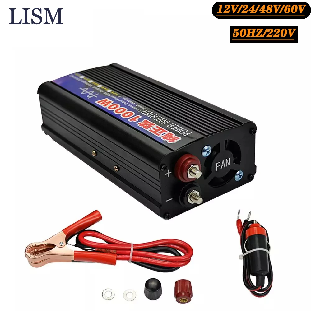 Инверторный генератор напряжения LISM цифровой преобразователь из DC 12-60 в AC 1000 В/8000