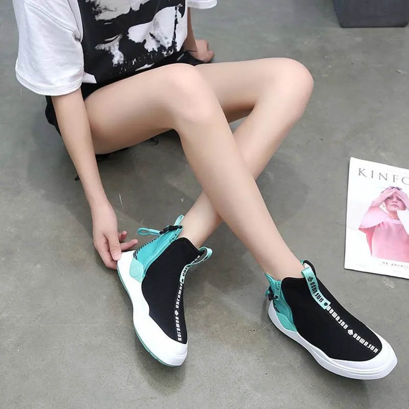 Женские кроссовки Bjakin для улицы прогулок бега Дышащие Высокие спортивные