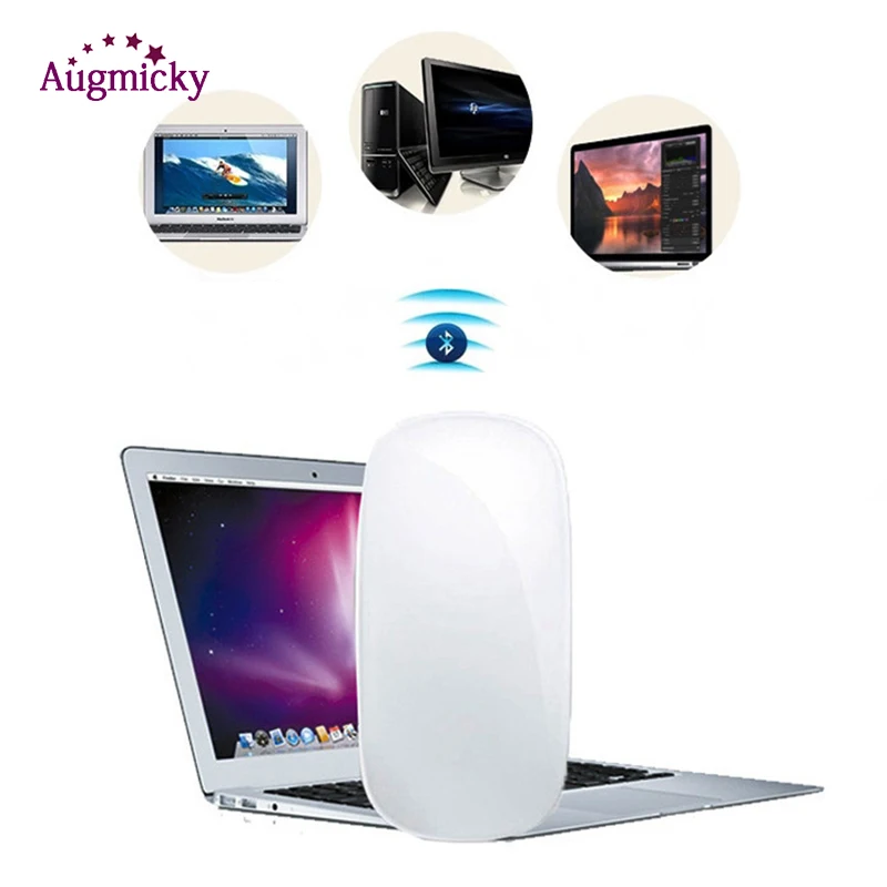 Мышь Компьютерная Apple Style Magic Touch беспроводная эргономичная тонкая дуговая мышь с