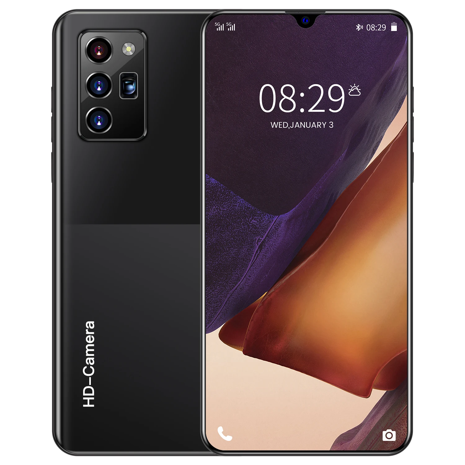 

Global Version Note20pro 7.6 Inch Smart Phone Face Fingerprint ID Andriod 10 Cellphones 24+48MP 6800mAh Smartphones Celular