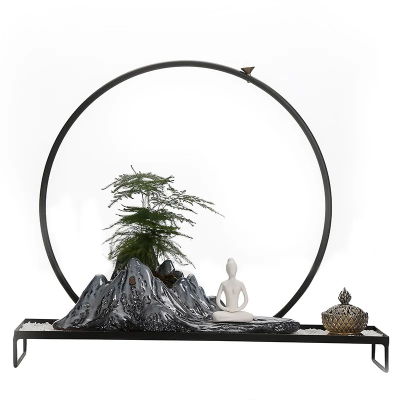 Горелка для благовоний с обратным потоком держатель дымом и водопадом + катушка