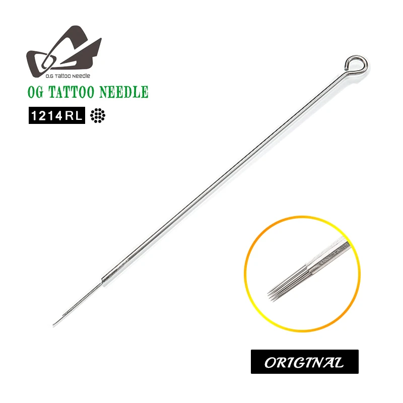 OG иглы для тату трубки принадлежности машины круглый вкладыш затенение Cartucho
