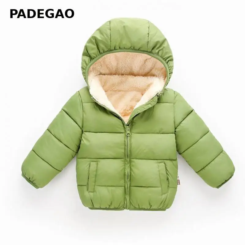 Зимние парки Детские куртки для девочек и мальчиков Теплое плотное вельветовое