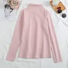 Осенне-зимний вязаный свитер размера плюс M-XXL, пуловер для женщин, водолазка с длинным рукавом, свитера, топы для женщин, Повседневный свитер