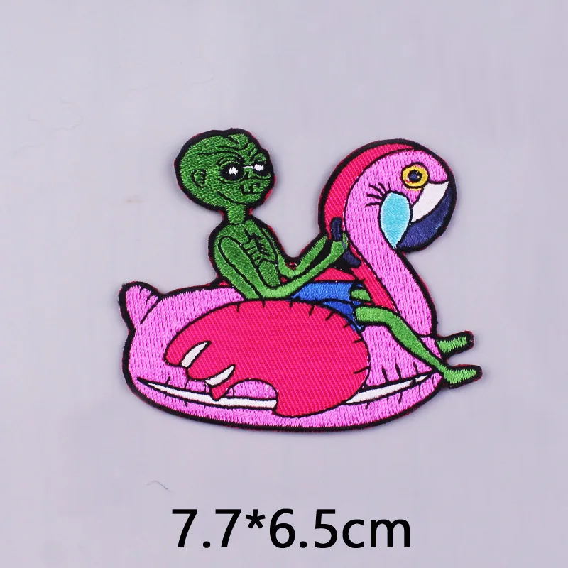 

Embroidery Patch Punk Skull Patch Iron On Patches For Clothes Applique Snail Embroidered Patches For Clothing Stickers