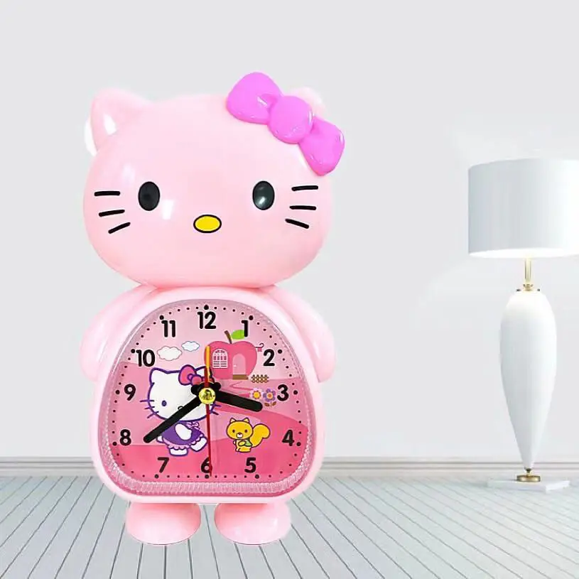 Будильник Hello Kitty Мультипликационный супер громкий для студенческого общежития