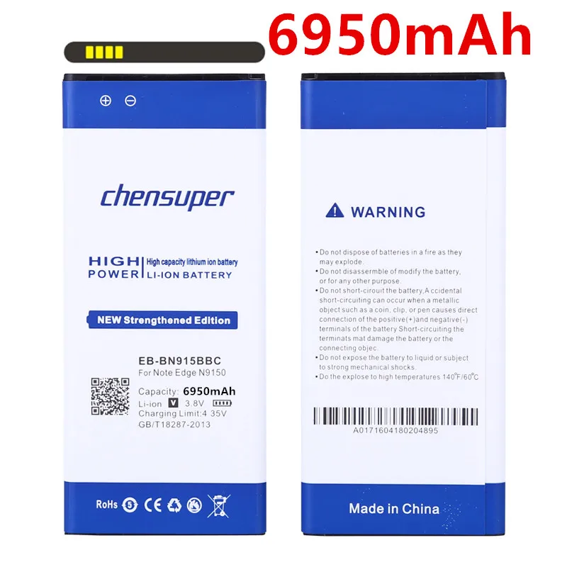 Новый аккумулятор емкостью 6950 мАч для SAMSUNG GALAXY Note Edge N9150 N915K N915L N915S N915X N915 N915A N915D N915F