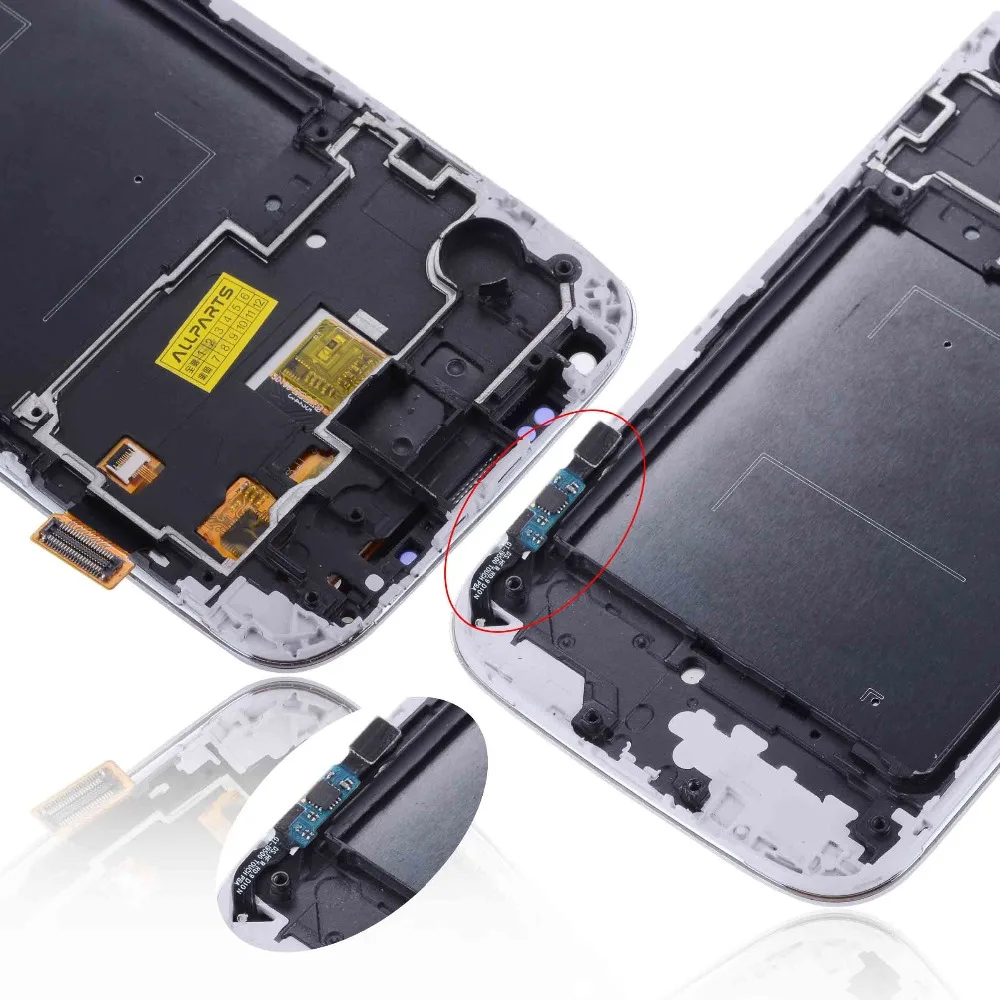 ЖК-дисплей для SAMSUNG S4, сенсорный ЖК-экран, дигитайзер для SAMSUNG Galaxy S4, ЖК-дисплей GT-i9505 i9500 i9505, синий, белый