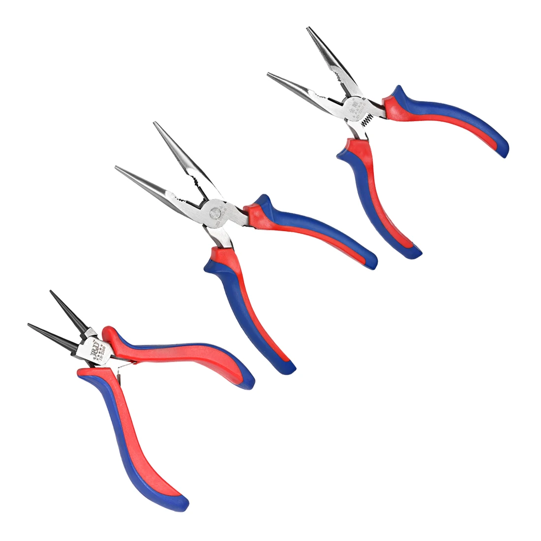 

uxcell Needle Nose Pliers Comfort Grips to Smooth Feel and Corrosion Resistance Middle Carbon Steel TPR with Side Cutter