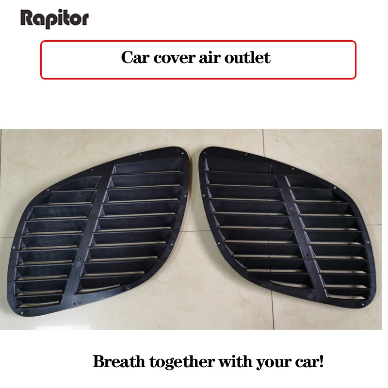 

Universal Car Refit ABS Car Hood Air Intake Panel Scoop Bonnet Hood Vent Outlet Cooling Panel Trim for all cars