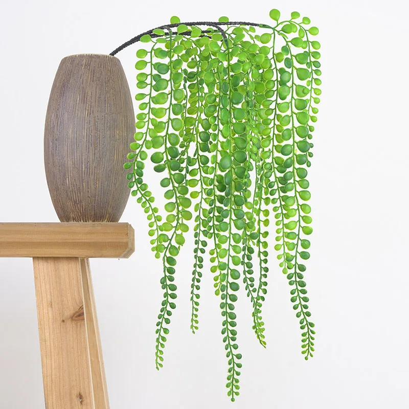 Моделирование растений из ротанга настенный подвесной любовник Слезы DIY плюща подвесное суккулентное растение для украшения дома Моделирование Цветок из ротанга корзина