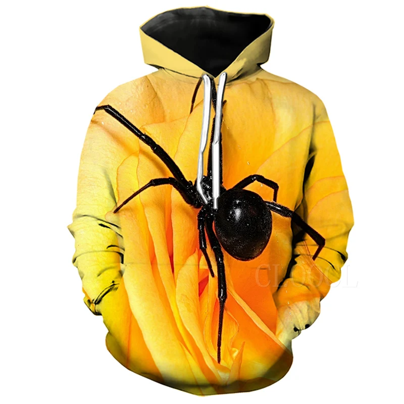Hoodies 6 3D розовые толстовки с изображением паука, Женская толстовка с цветочным принтом, большие размеры, цветная толстовка с цветочным принтом, 3D принт, Harajuku, повседневная спортивная толстовка для девочек - Цвет: Hoodies 6