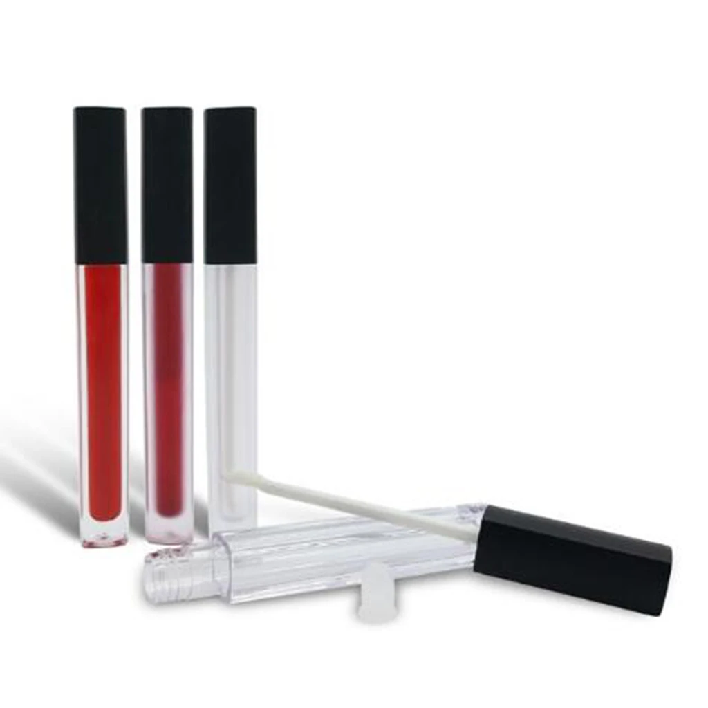 

3Pcs Plastic Square Lip Gloss Tubes DIY Lip Glaze Liquid Container Vials 5ml