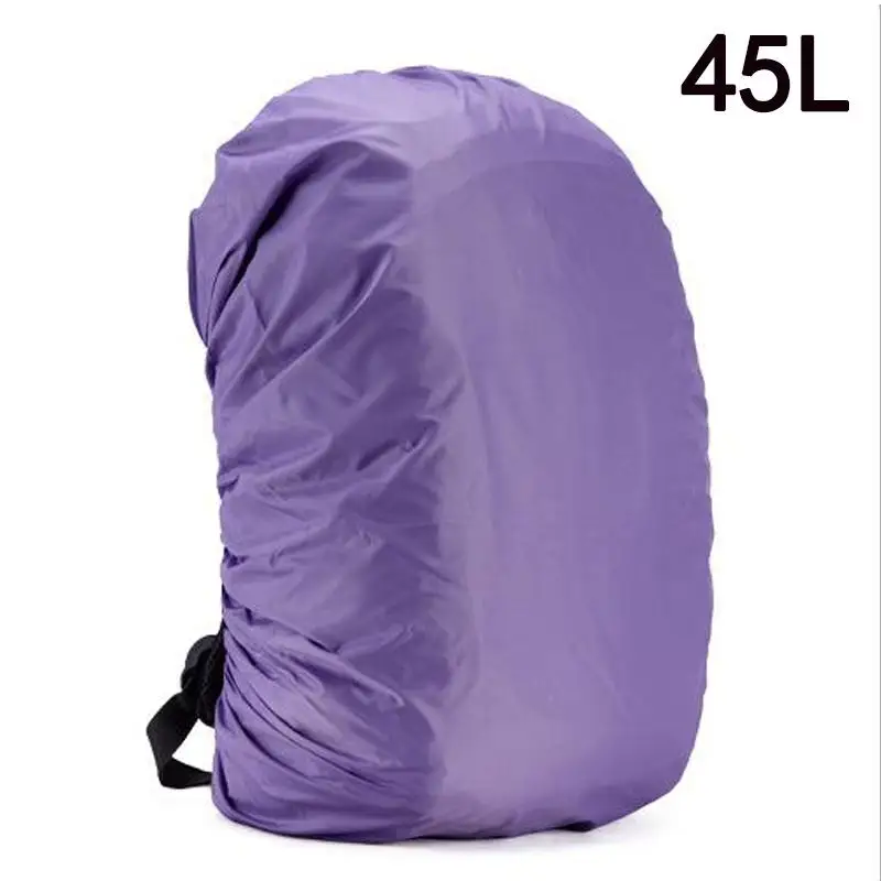 purp 45 35/45L Регулируемый Водонепроницаемый рюкзак дождевик Сумка Чехол защиты в стиле милитари мешок для кемпинга на открытом воздухе Пеший Туризм - Цвет: purp 45