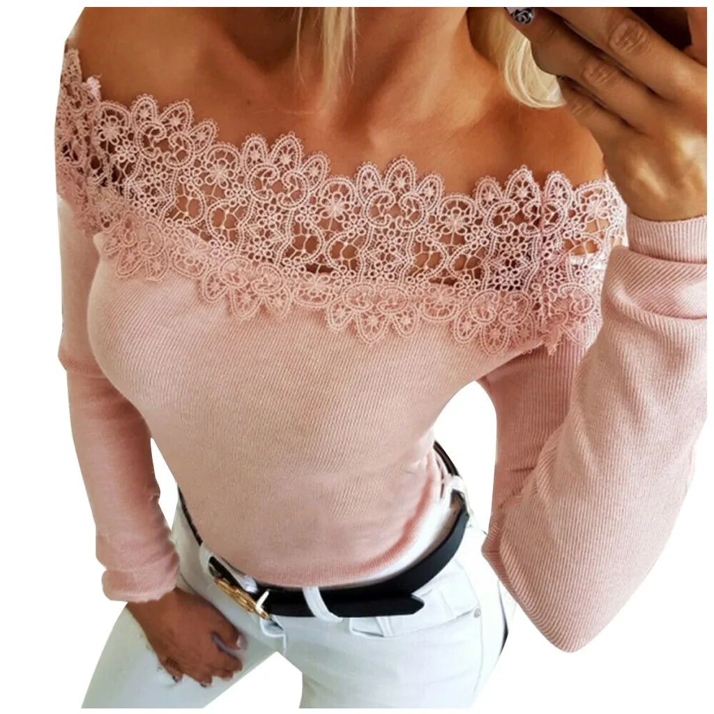 Ropa mujer robe femme Женские воротник плотная ткань Цвет с длинным рукавом и кружевной