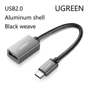 Ugreen type c to usb otg cable adapte for xiao mi5 nexus 5x 6p otg type-c charger data cable for macbook google usb c cable 1 cable Item image