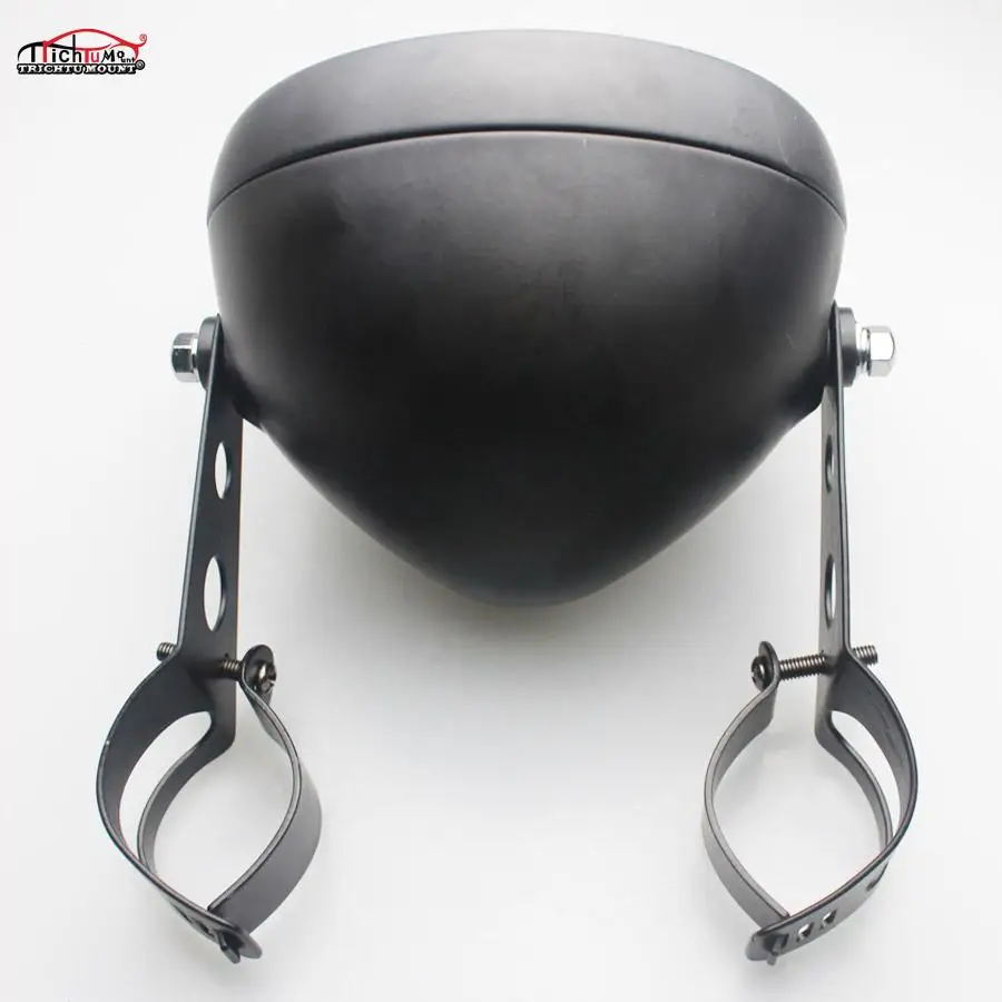 Motorcycle 35W Front Headlight Head Lamp Metal Bracket Kits For CG125 GN125 Harley Cafe Racer Honda Universal |