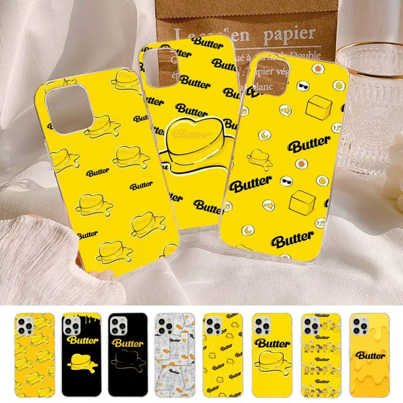 

Fashion cute kpop Butter Jung Kook and J-hope Phone Case for iphone 13 8 7 6S Plus X 5S SE 2020 XR 11 12 mini pro XS MAX
