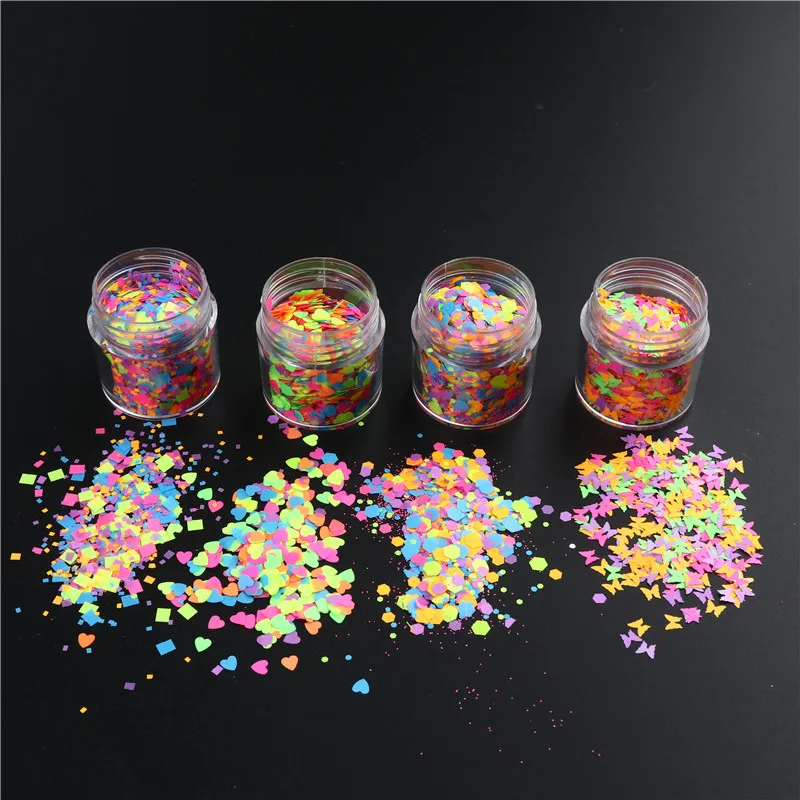 10 мл/банка флуоресцентная 3d полировка ногтей|Блестки| |
