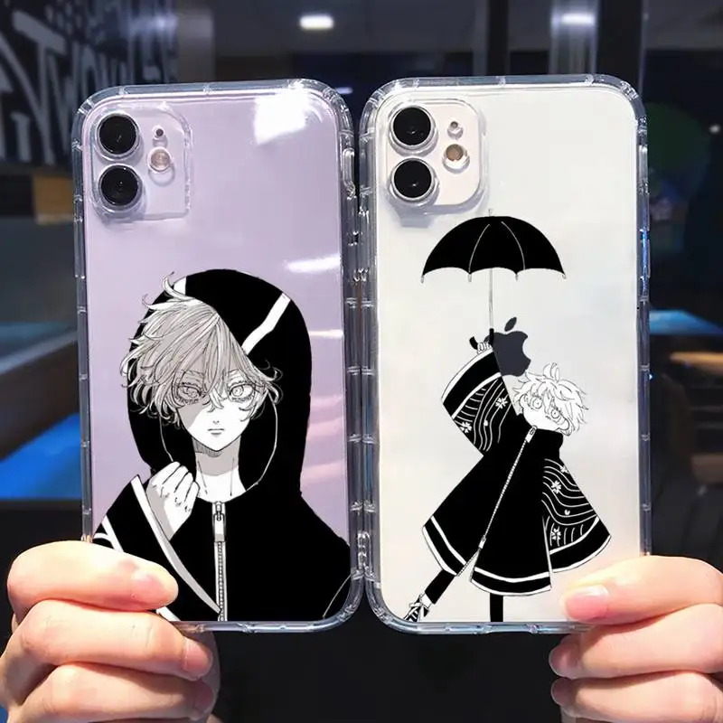 

senju tokyo revengers Phone Case For iphone 13 12 11 8 7 plus mini x xs xr pro max Transparent soft
