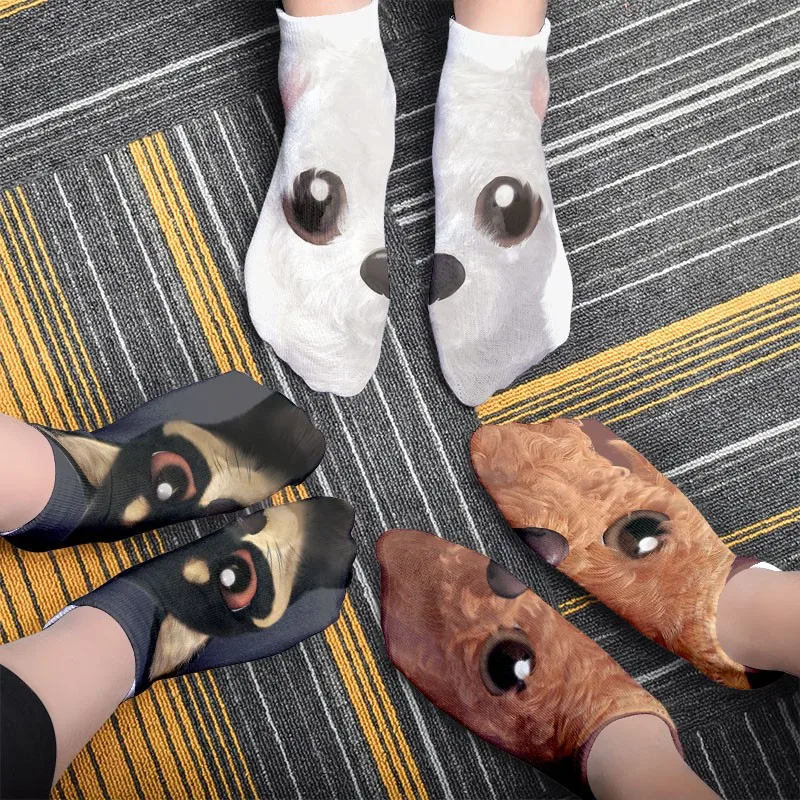 3D с принтом рисунком из мультфильма Щенячий патруль короткие носки унисекс