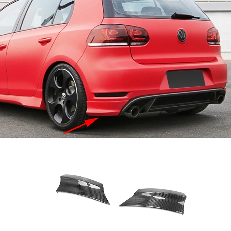 Для Volkswagen Golf 6 VI MK6 GTI бампер 2010 2013 автомобильный Стайлинг карбоновое волокно