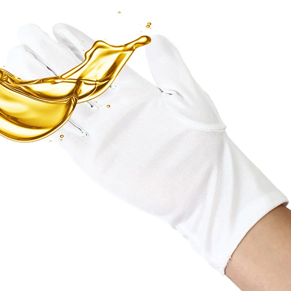 Белые хлопковые перчатки помойте руки и защитите от бактерий вирусов мужские без
